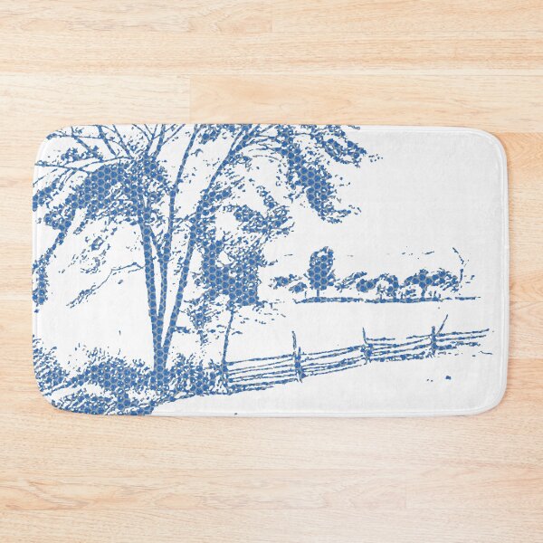 Item preview, Peaceful fields and meadows New Jersey Meadows by John Francis Murphy Polka Hexagonal Honeycomb Fill designed and sold by pelagio.