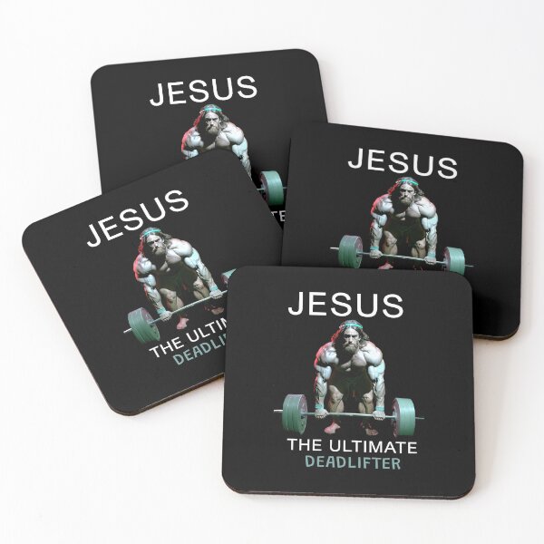 Item preview, Jesus - the ultimate deadlifter designed and sold by MeditationMind.