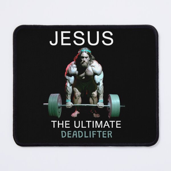 Item preview, Jesus - the ultimate deadlifter designed and sold by MeditationMind.