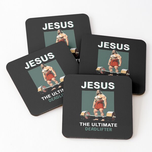 Item preview, Jesus - the ultimate deadlifter designed and sold by MeditationMind.