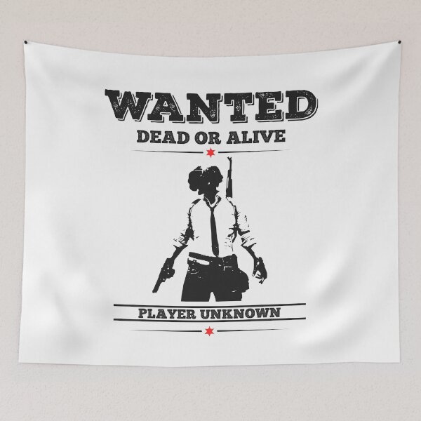 Item preview, Wanted PUBG designed and sold by Essenti4lgoods.