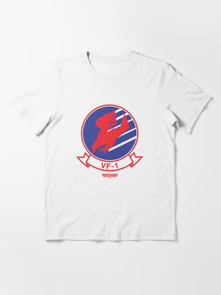 Top Gun Distressed Logo with Stars Adult Crew Neck T-Shirt Heather Gray 5X