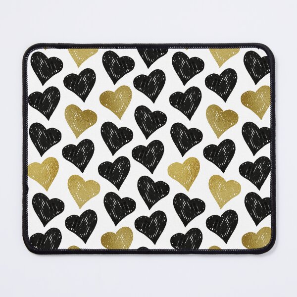 Item preview, Heart Pattern - Gold Accent designed and sold by Andrea Turner.