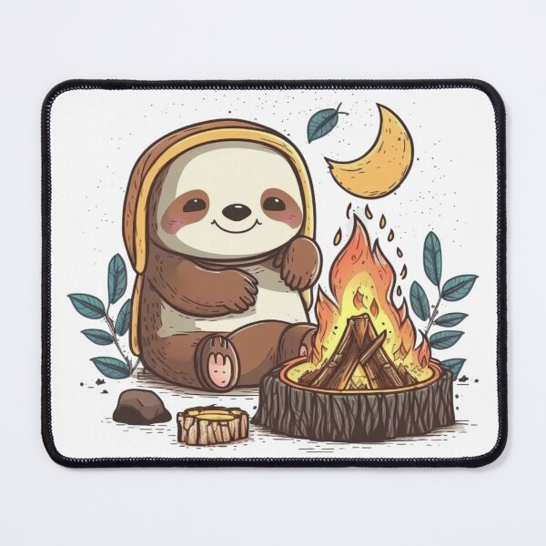 Item preview, Campfire Sloth designed and sold by simplecraftstudio.