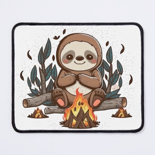 Item preview, Campfire Sloth designed and sold by simplecraftstudio.