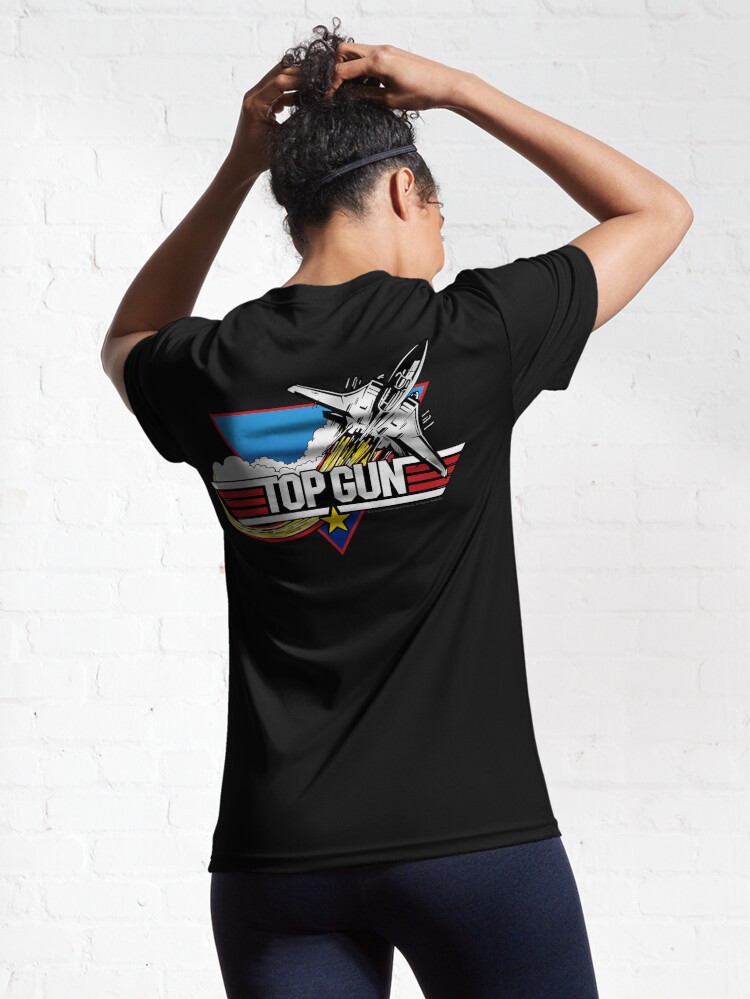 Top Gun Classic Vintage Movie Stars Logo Active T-Shirt for Sale