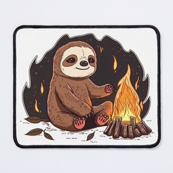 Item preview, Campfire Sloth designed and sold by simplecraftstudio.