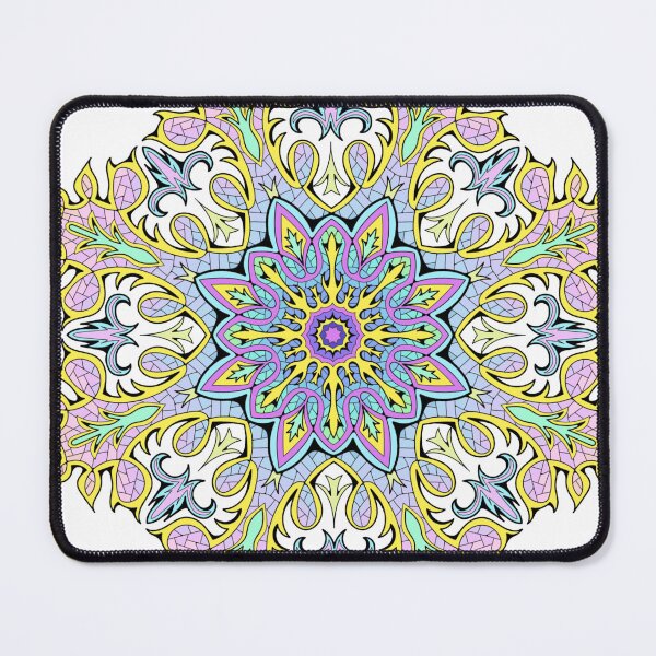 Aperçu de l'œuvre Flocon de neige en mosaïque pastel créée et vendue par Slh69.
