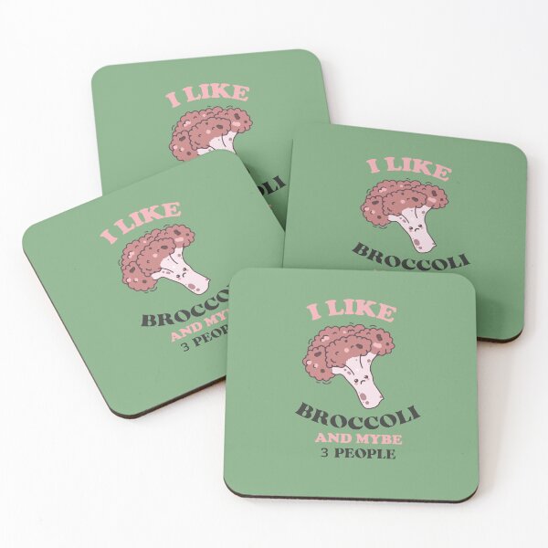 Item preview,  I LIKE BROCCOLI AND MAYBE 3 PEOPLE  designed and sold by FalconPie.