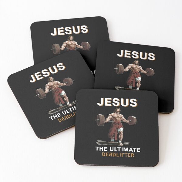 Item preview, Jesus - the ultimate deadlifter designed and sold by MeditationMind.