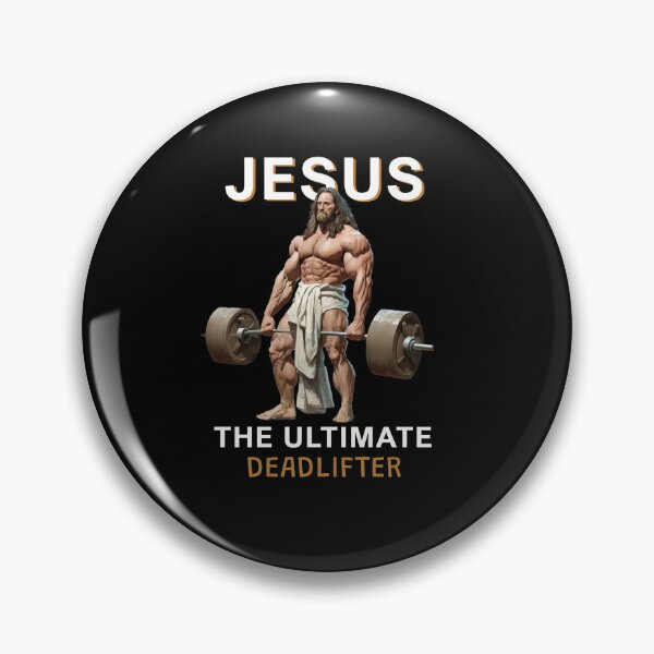 Item preview, Jesus - the ultimate deadlifter designed and sold by MeditationMind.