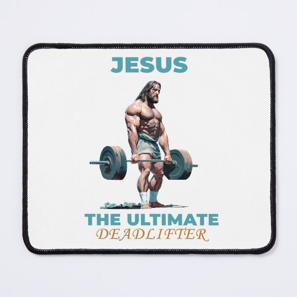 Item preview,  Jesus - the ultimate deadlifter designed and sold by MeditationMind.