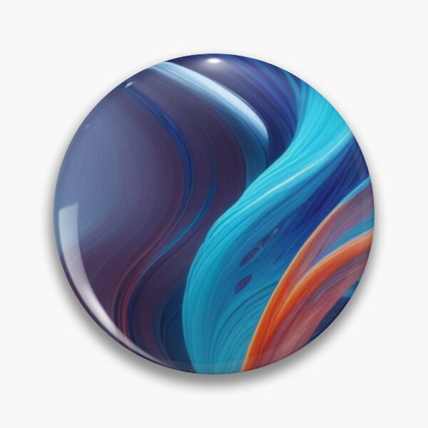 Item preview, Abstract Water Wave Motion in Blue White and Red Flamelike designed and sold by FlowingMovement.
