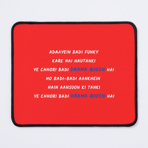 Item preview, Drama queen, Hasee toh phasee lyrics designed and sold by NikitaSD.