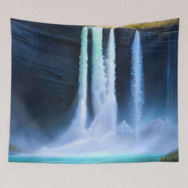 Item preview, Beautiful waterfall landscape designed and sold by ElLocoMus.