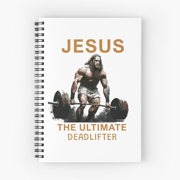 Item preview, Jesus - the ultimate deadlifter designed and sold by MeditationMind.