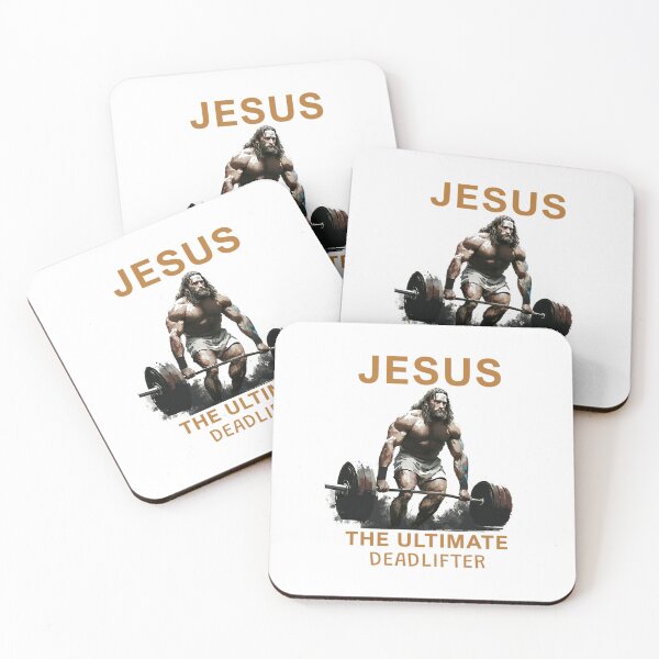 Item preview, Jesus - the ultimate deadlifter designed and sold by MeditationMind.