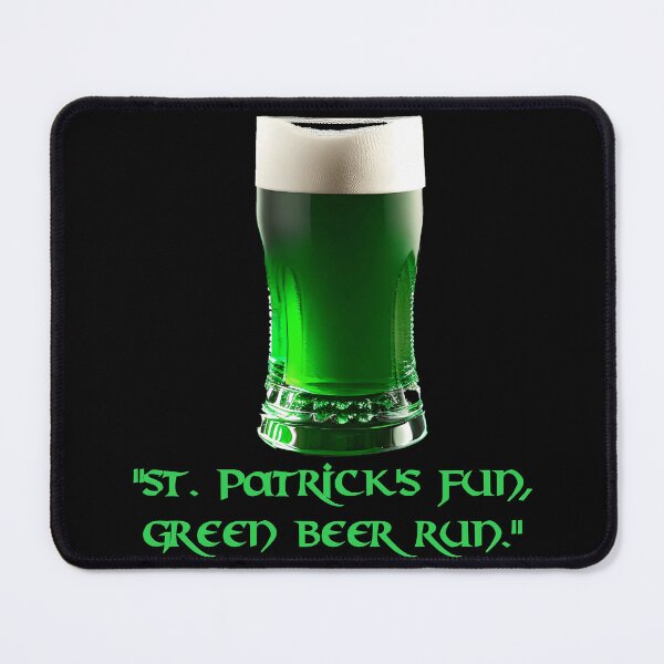 Item preview, St. Patrick's Fun, Green Beer Run designed and sold by TrippyTextiles.