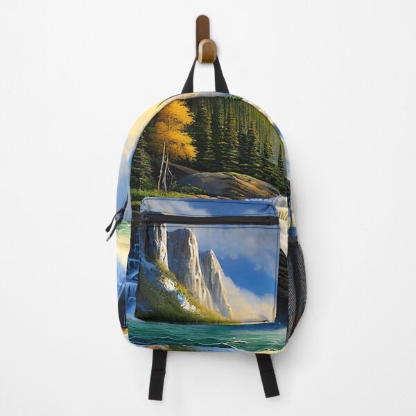 Item preview, Mountain waterfall landscape designed and sold by ElLocoMus.