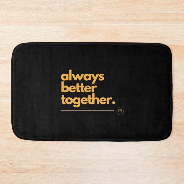 Item preview, always better together. shirt | Motivational quote | wall art | Minimalist | gift | fidelity | friends| friendship | Clever sayings designed and sold by JoWillem.