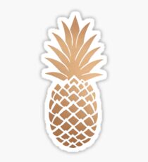 golden pinapple Sticker