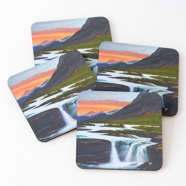 Item preview, Mountain amazing waterfall landscape designed and sold by ElLocoMus.