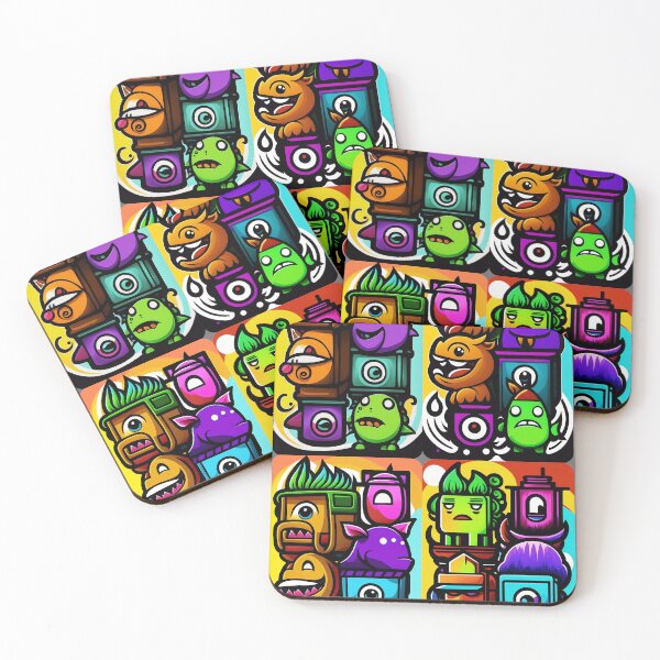 Item preview, Cavalcade of Stacked and Fun Cartoon Monsters...For Everyone! designed and sold by markmm9.