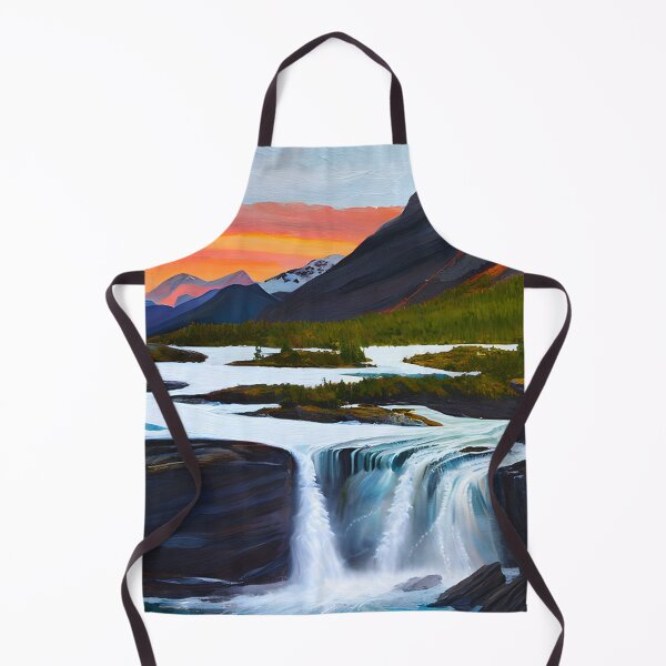 Item preview, Mountain amazing waterfall landscape designed and sold by ElLocoMus.