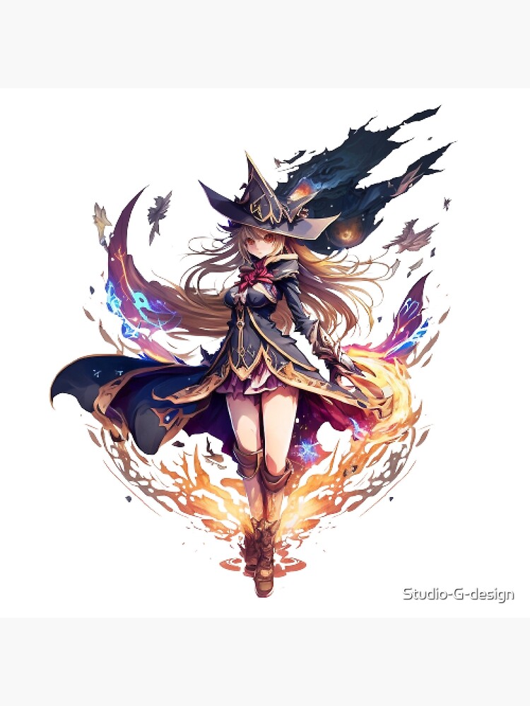 KREA - dark magician girl from yu-gi-oh, purple shell armor, staff, stern  look, anime style, full view