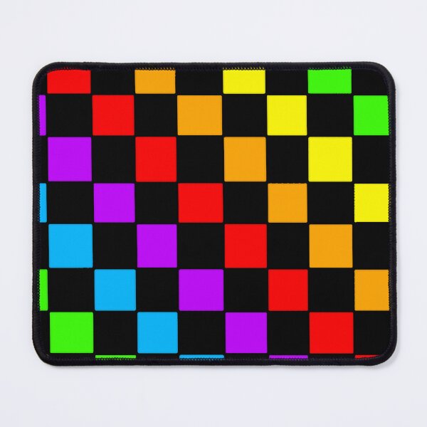 Item preview, Rainbow Checkerboard Pattern designed and sold by SquishyBeeArt.