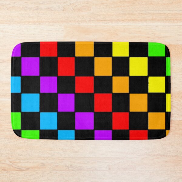 Item preview, Rainbow Checkerboard Pattern designed and sold by SquishyBeeArt.