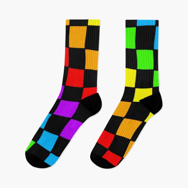 Item preview, Rainbow Checkerboard Pattern designed and sold by SquishyBeeArt.