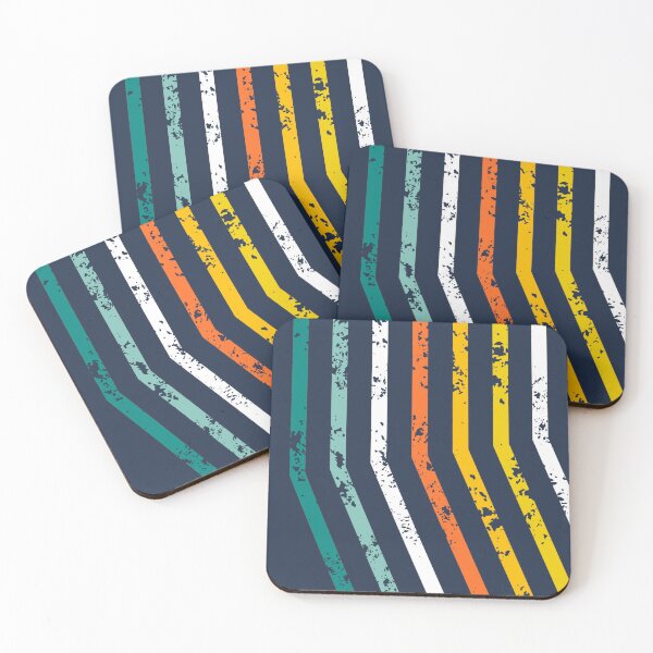 Aperçu de l'œuvre Chevrons rétro - vintage - rayures vintage - vintage listrado - Jahrgang gestreift - vintage a righe créée et vendue par RazzArt.