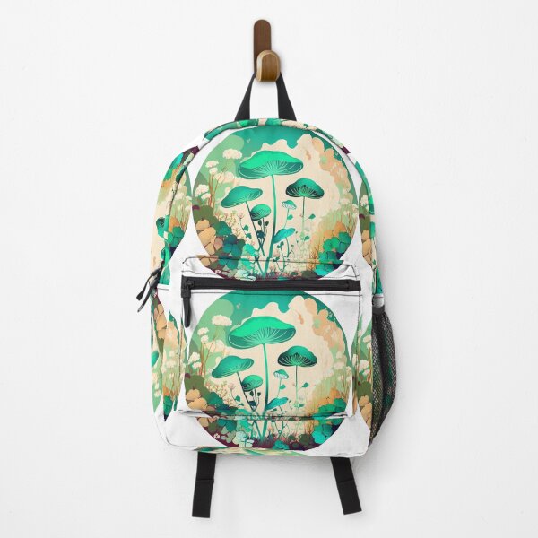 Item preview, Groovy Cottagecore Mushrooms in the Forest designed and sold by TheJadeCat.