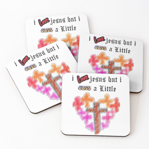 Item preview, I Love Jesus But I Cuss A Little designed and sold by minimal-tahseen.