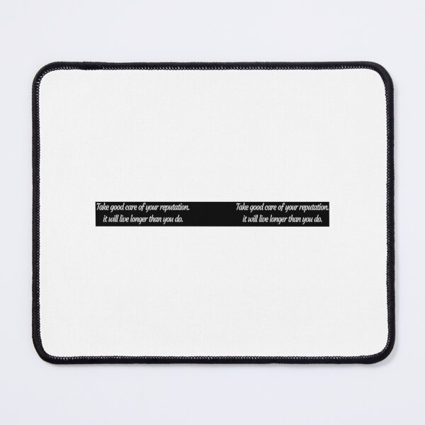 Item preview, Take good care of your reputation. it will live longer than you do. Hardcover Journal designed and sold by MGGSTORE11.