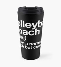 Volleyball Coach Funny Definition Trainer Gift Design Travel Mug