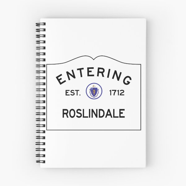 Item preview, Entering Roslindale Massachusetts – Commonwealth of Massachusetts Road Sign designed and sold by NewNomads.