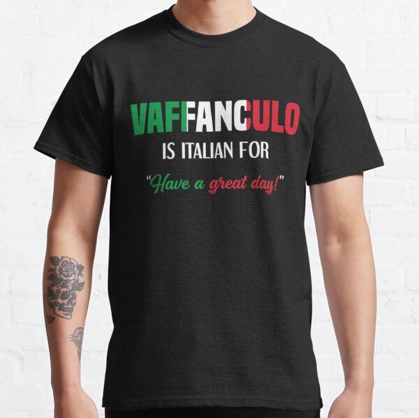 Italy Gift For Italian Men Vaffanculo Design Rome T-Shirt