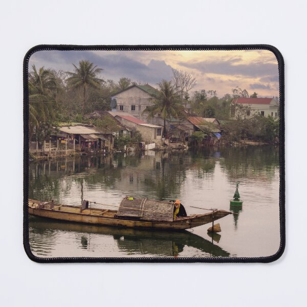 Item preview, Sampan on a River, Vietnam designed and sold by Kasia Design.
