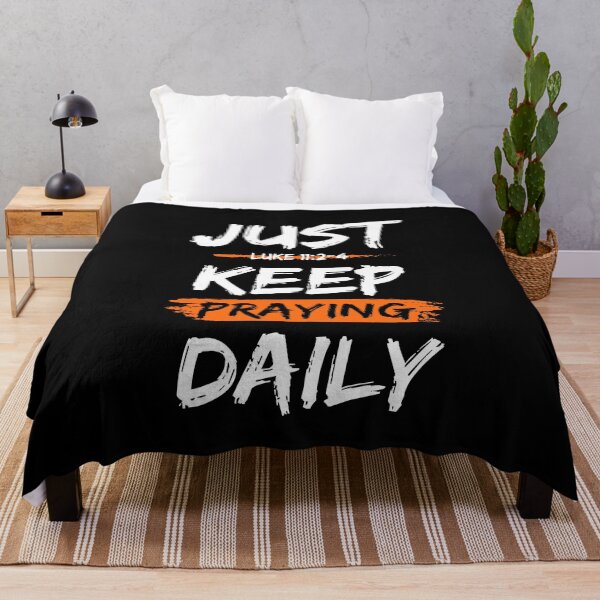 Item preview, JUST KEEP PRAYING DAILY. Scripture-Based Design designed and sold by ej-sulu.