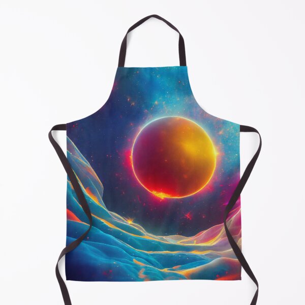 Item preview, Colorful glowing nebula, supernova, stars, cold, warm universe, clouds, lightning, blue, red, yellow, fire designed and sold by ElectraFabrics.