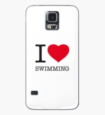I ♥ SWIMMING Hülle & Skin für Samsung Galaxy