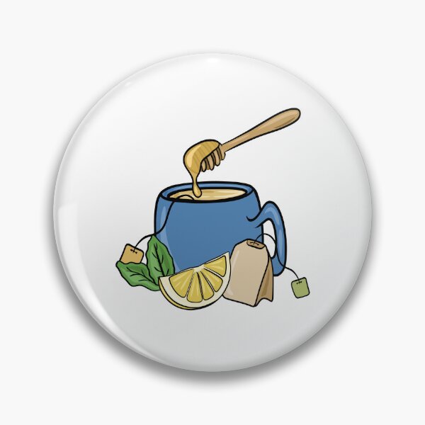 Item preview, Mug of Lemon Mint Tea with Honey Design designed and sold by CreativeDraws42.