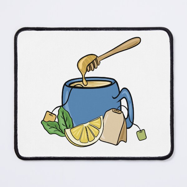 Item preview, Mug of Lemon Mint Tea with Honey Design designed and sold by CreativeDraws42.