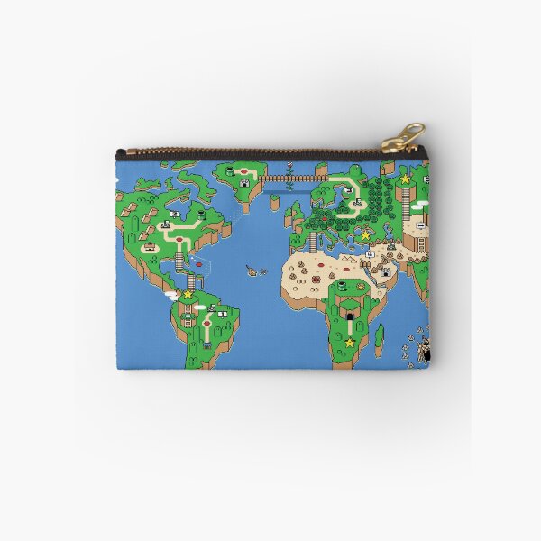 Item preview, Vintage Game World Map of Earth designed and sold by AnimeBottomBoys.