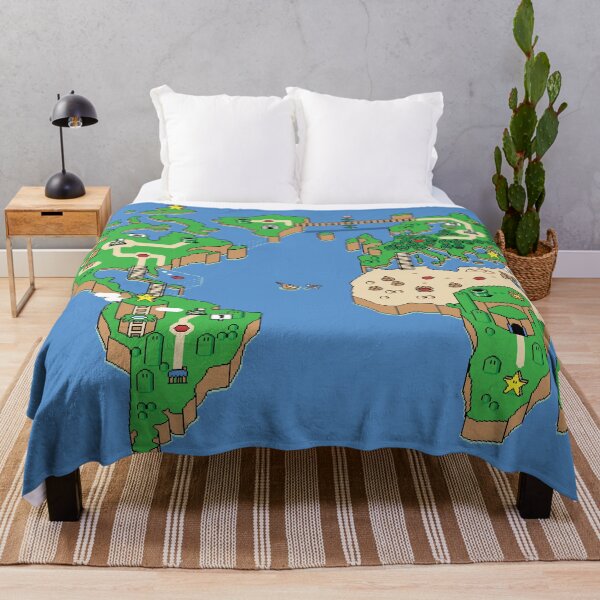Item preview, Vintage Game World Map of Earth designed and sold by AnimeBottomBoys.