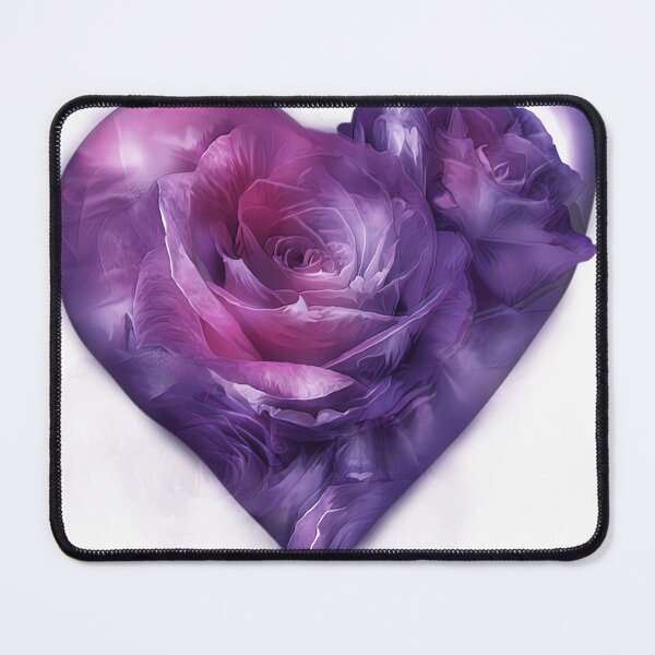 Item preview, heart of a rose burgundy purple carol cavalaris transparent designed and sold by gavrmonyeic.