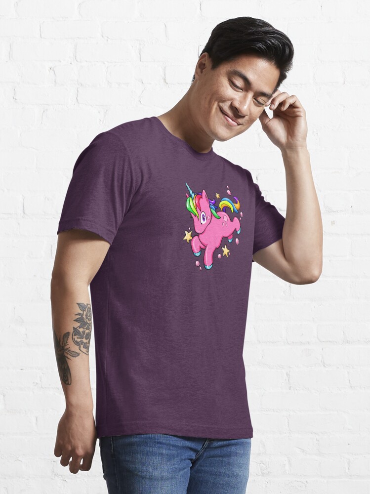 Alternate view of Magical Rainbow Unicorn Essential T-Shirt