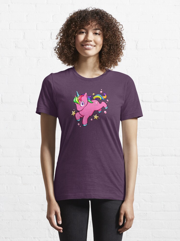 Alternate view of Magical Rainbow Unicorn Essential T-Shirt
